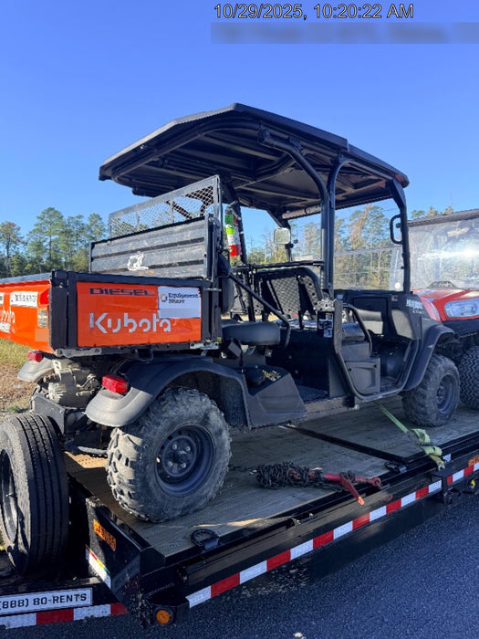 2022 Kubota RTV-X1140W-H Plastic Canopy, Windshield Acrylic Clear, LED Strobe Light, Wire Harness Kit, Back up Alarm