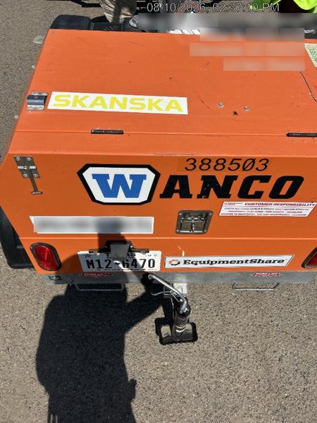 2024 Wanco WLTT-4MM4K Diesel, Deep Sea Controller, Shore Power Plug, Auto Start, (4) 350W LED Floodlights, 4kW Generator, 60 Gal Fuel Tank, 2" Ball, T3