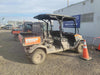Kubota RTV-X1140W-H 4WD utility cart -LED strobe -Windshield tempered glass -Plastic canopy -Wire harness kit -Backup alarm