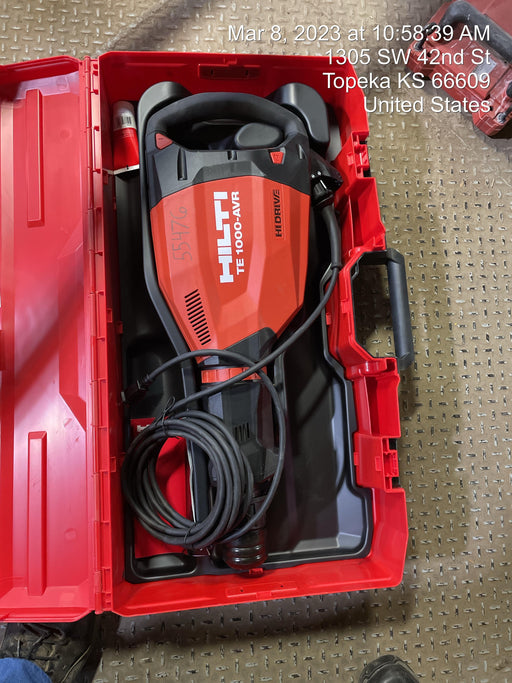 2019 HILTI TE 1000-AVR