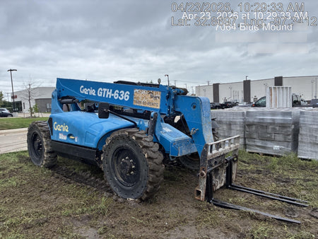 2017 Genie GTH-636 Genie GTH636 Telehandler, 48" Carriage, Solid Tires