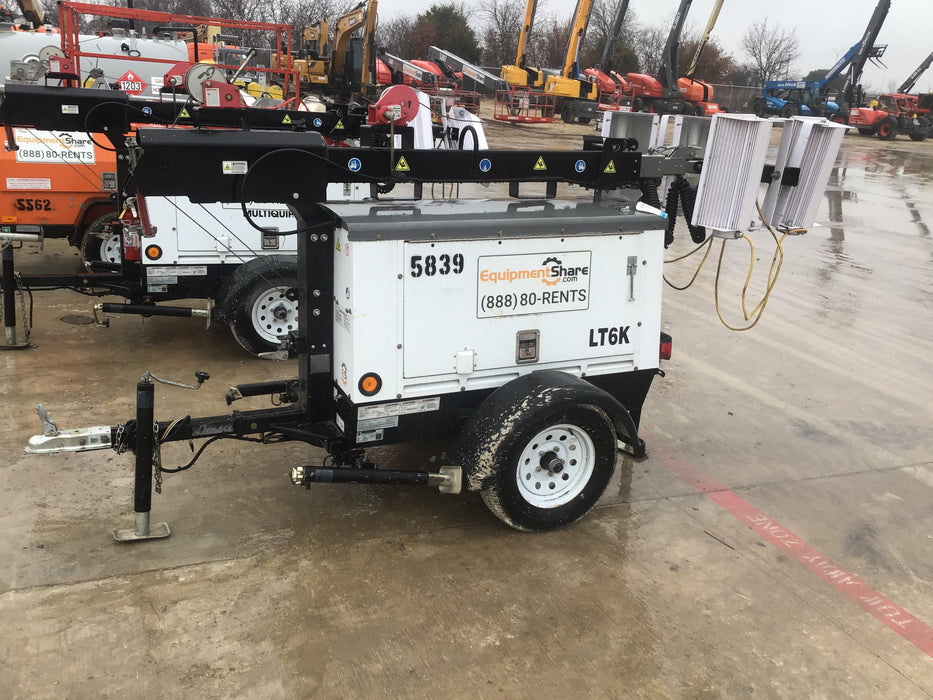 2017 Multiquip LT6K` MultiQuip LT6KV Towable Light Tower