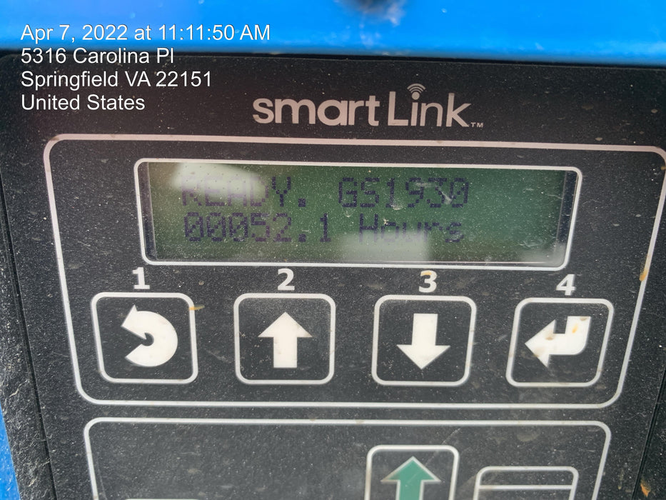 2020 Genie GS-1930 Fixed rails with chain entry gate - Pre A92.20