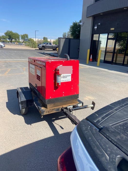 2022 Shindaiwa DGW400MDL Kubota D902 Engine, 23 HP, Dual Op Welder, Wire, Arc, Droop Stick, Tig, and CC Stick Functionality, Simulphase, 3 Phase and 1 Phase Gen Output, Single Axle NB Trlr, Slr Trckl Chrg 12V 12W, Fire Ext