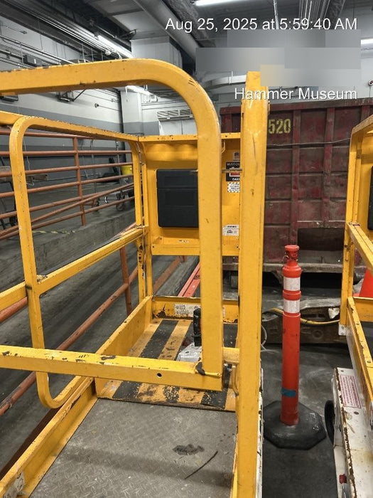 Custom Equipment HB-1430 Hy-Brid Scissor Lift
Platform capacity up to 670 lbs
Working height up to 20 ft
Weighs under 1,700 lbs
Non-marking wheels