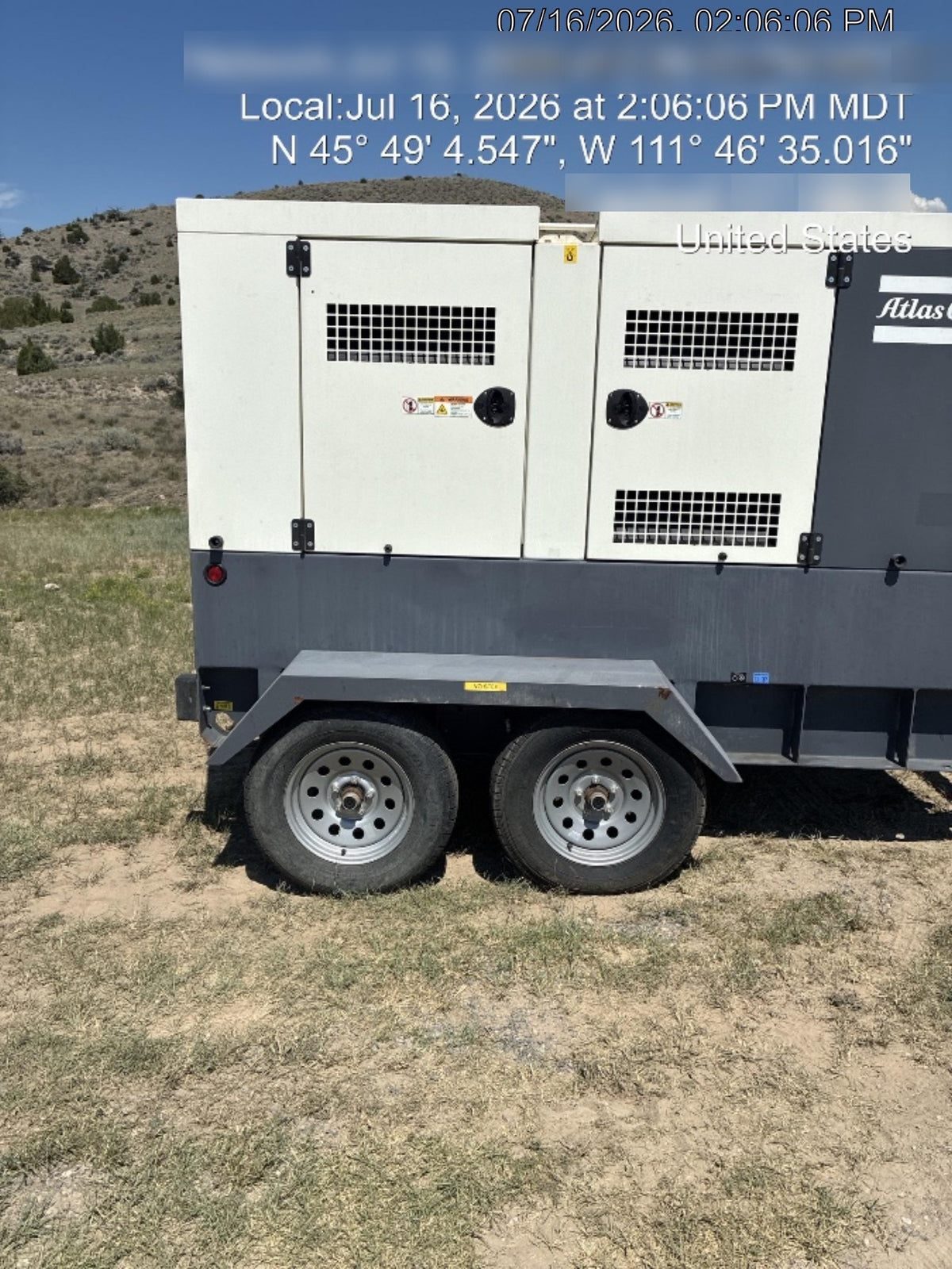 2022 ATLAS COPCO QAS 125