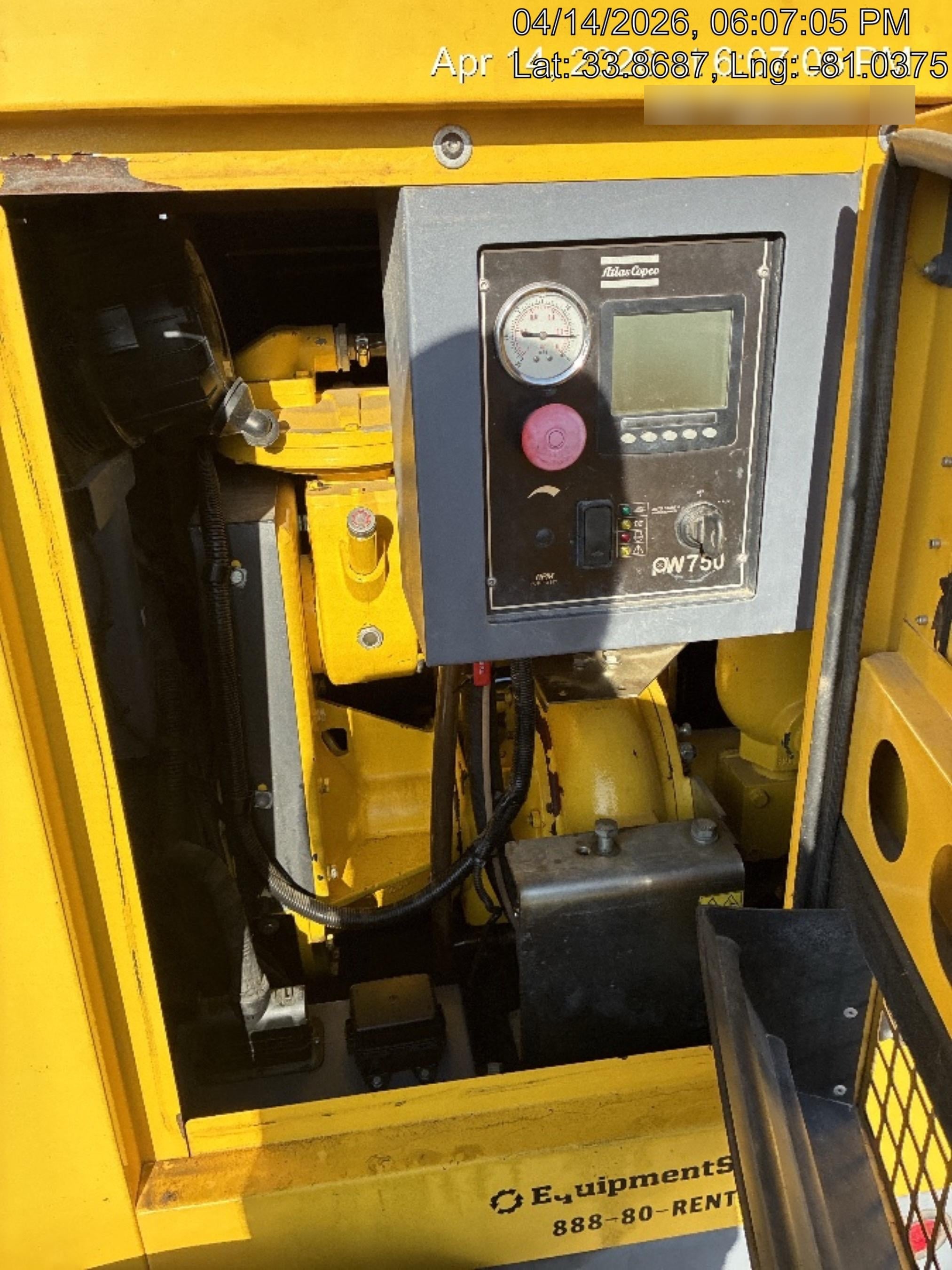2021 ATLAS COPCO PAS 100 HF CS Enclosed