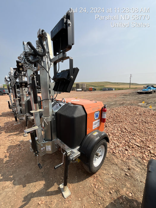 2024 Wanco WLTT-4MM4K Diesel, Deep Sea Controller, Shore Power Plug, Auto Start, (4) 350W LED Floodlights, 4kW Generator, 60 Gal Fuel Tank, 2" Ball, T3