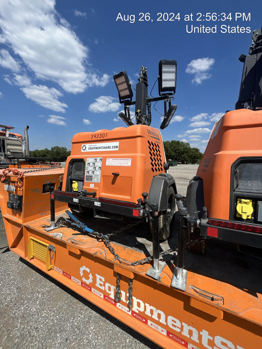 2024 Generac MLT2 Diesel, Flex Switch 120V Input, Powerzone Controller, 
(4) 320W LED Lights, 4kW Generator, 39.9 Gal Fuel Tank, 2" Ball, T3