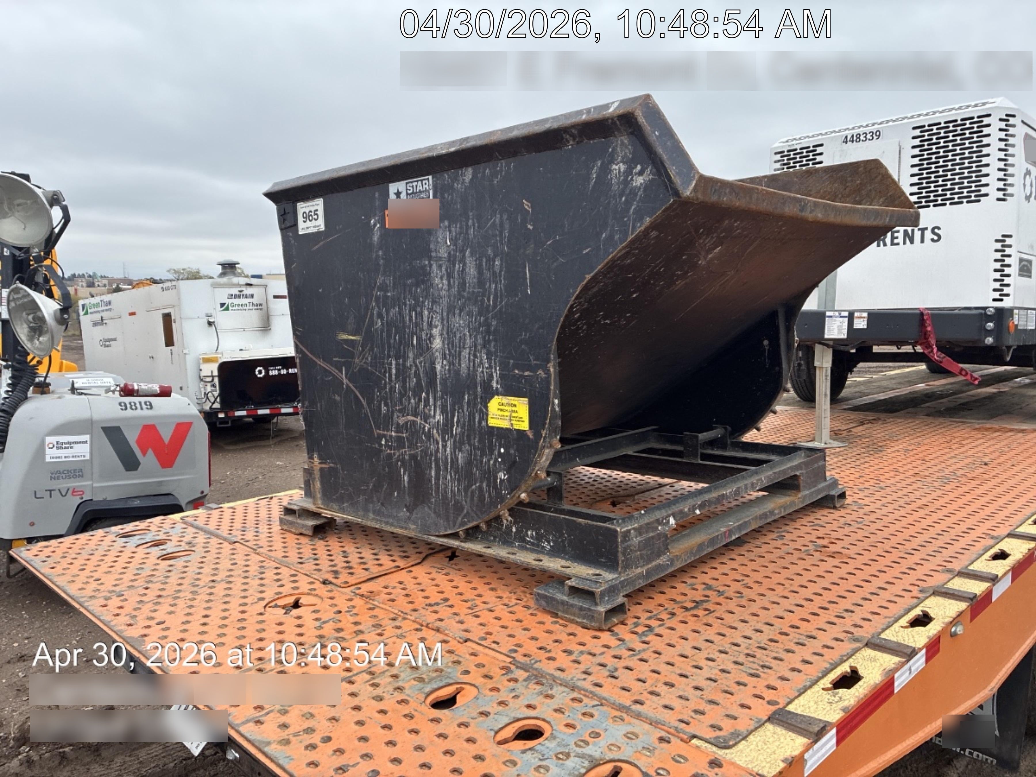 2021 STAR INDUSTRIES M-1820 - Self-Dump Hopper