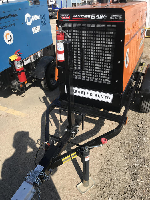 2021 Lincoln Electric Vantage 549X Ready Pak 3, ORANGE (includes trailer, cable rack, fender light kit)
