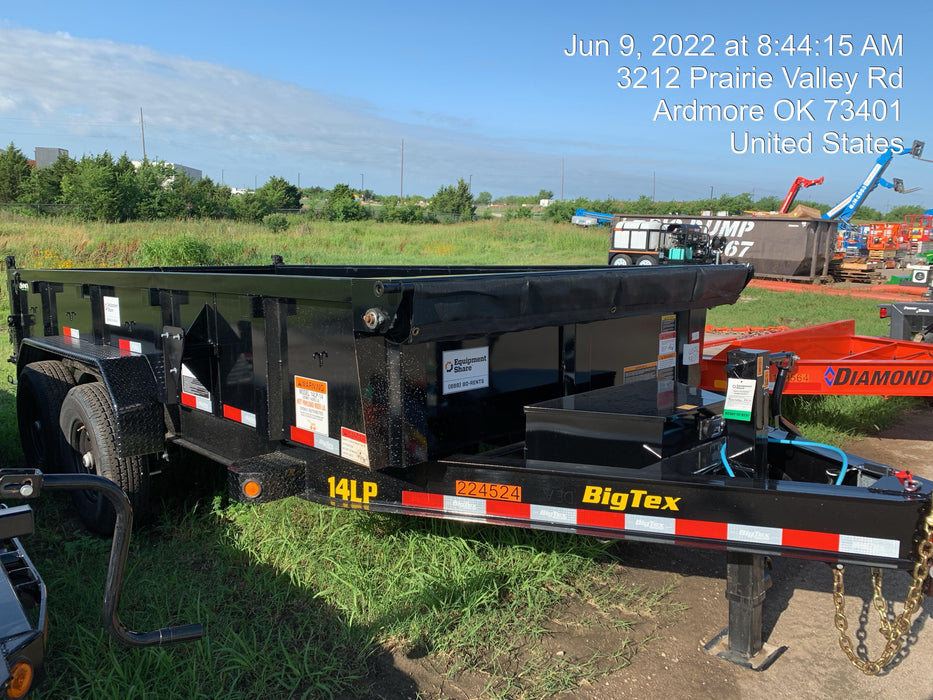 2022 BIG TEX TRAILER 14LP-14BK6SIRPD