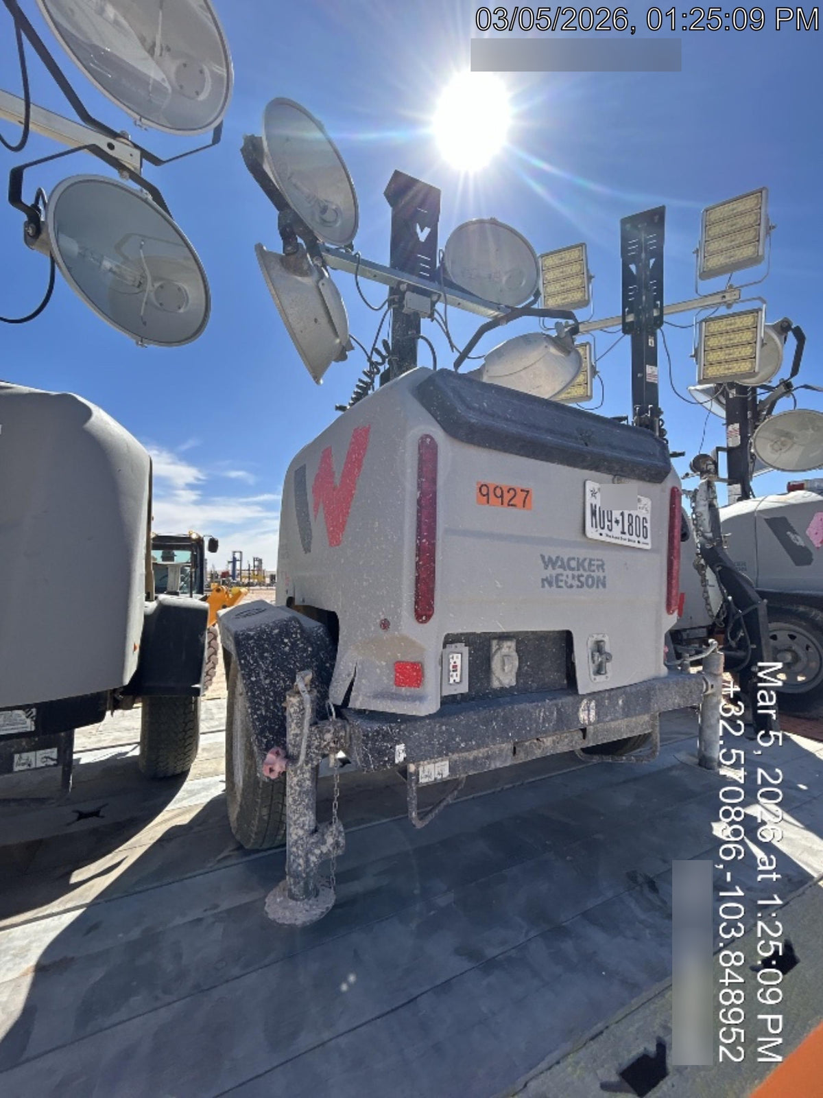 Wacker Neuson LTV6K-MH Wacker Neuson LTV6K Towable Light Tower