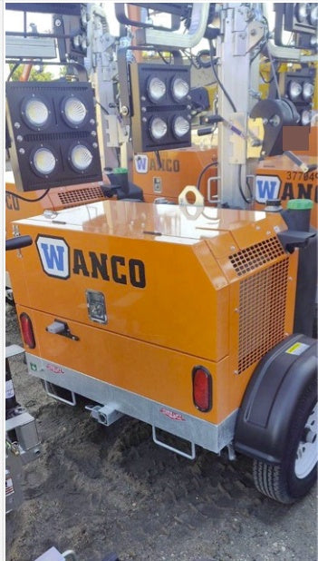 2023 Wanco WLTT-4MM4K Diesel, Deep Sea Controller, Shore Power Plug, Auto Start, (4) 350W LED Floodlights, 4kW Generator, 60 Gal Fuel Tank, 2" Ball, T3