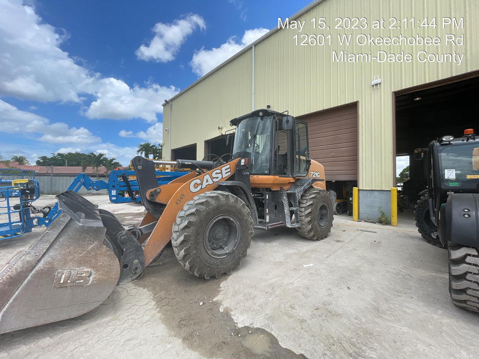 2018 Case 721G CLOSED CAB, 1 FUNCTION, JRB 416 STYLE HYD COUPLER