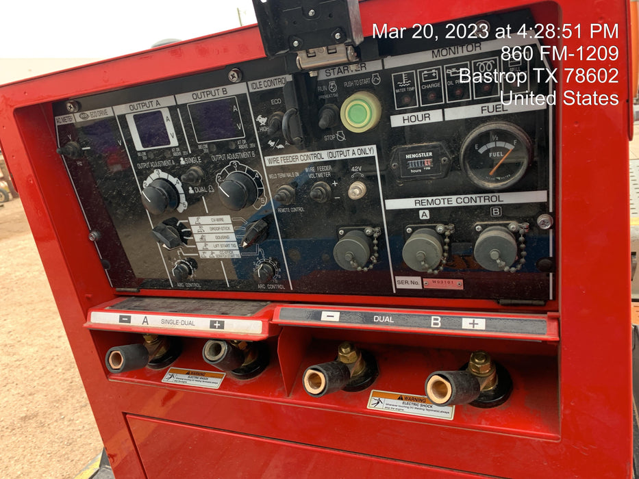 2022 Shindaiwa DGW400MDL Kubota D902 Engine, 23 HP, Dual Op Welder, Wire, Arc, Droop Stick, Tig, and CC Stick Functionality, Simulphase, 3 Phase and 1 Phase Gen Output, Single Axle NB Trlr, Slr Trckl Chrg 12V 12W, Fire Ext