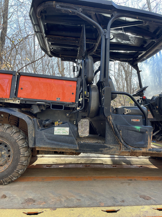 2022 Kubota RTV-X1140W-H Plastic Canopy, Windshield Acrylic Clear, LED Strobe Light, Wire Harness Kit, Back up Alarm