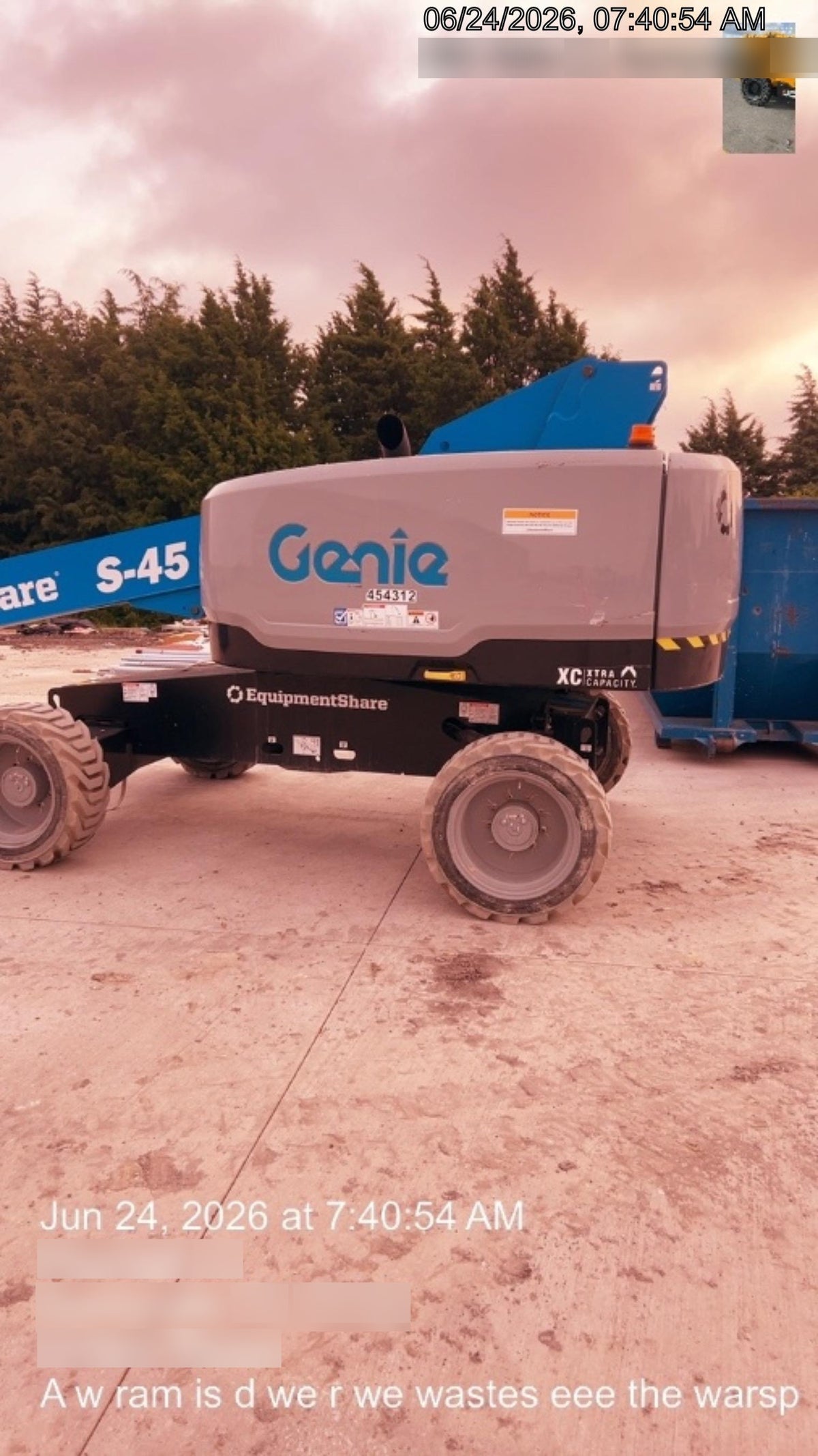2024 GENIE S-45 XC