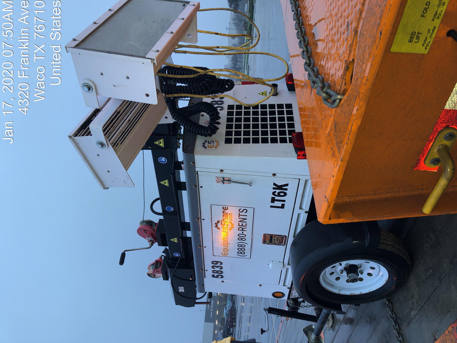 2017 Multiquip LT6K` MultiQuip LT6KV Towable Light Tower