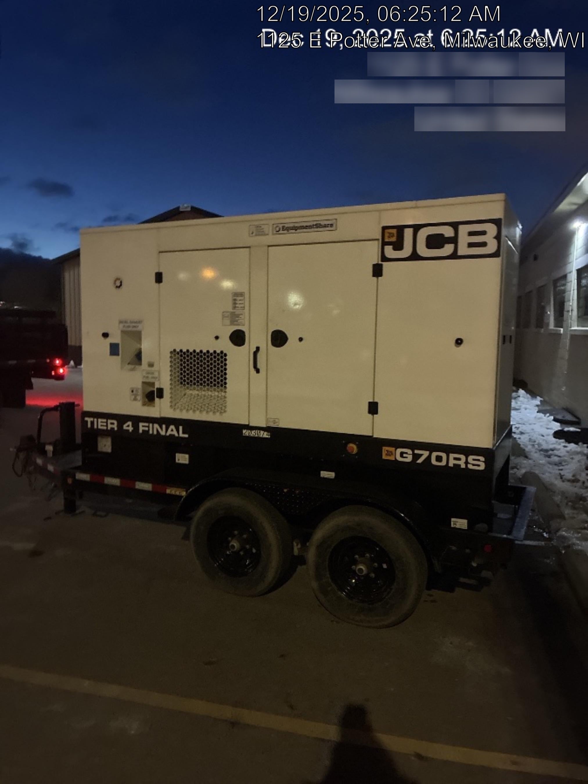 2022 JCB G70RST4F