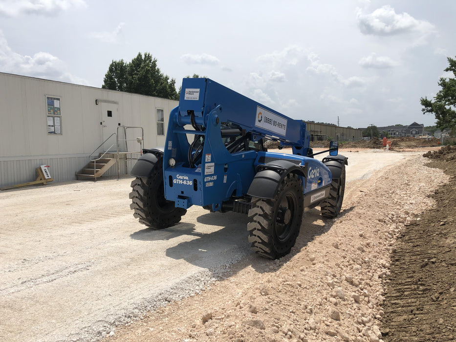 2020 Genie GTH-636 Cab/Heat/Air, Solid Tires, Work Lights, Beacon, Aux Hydraulics, Back up Alarm