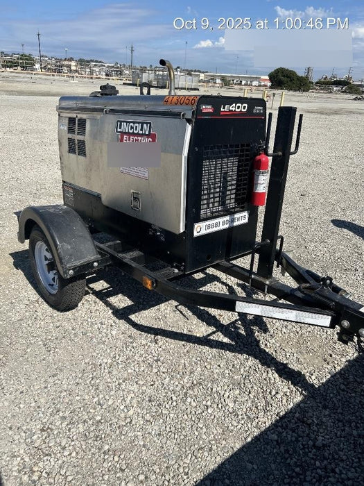 2024 Lincoln Electric LE400 Kubota V1505, Trlr, Cable Rack, Light Kit, ES Decals, T3