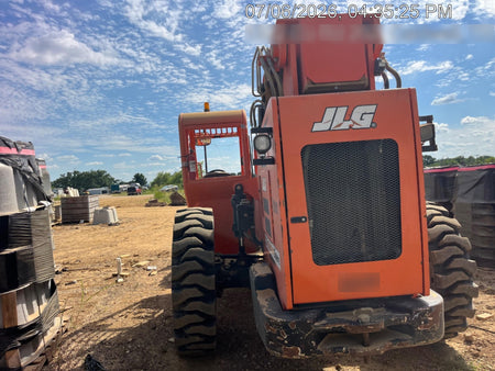 2018 Skytrak 10054 Skytrak 10054 10K Telehandler w/Open ROPS Solid Tires, LED Work Lights, Rotating Beacon, 60" Carriage/60" Forks
