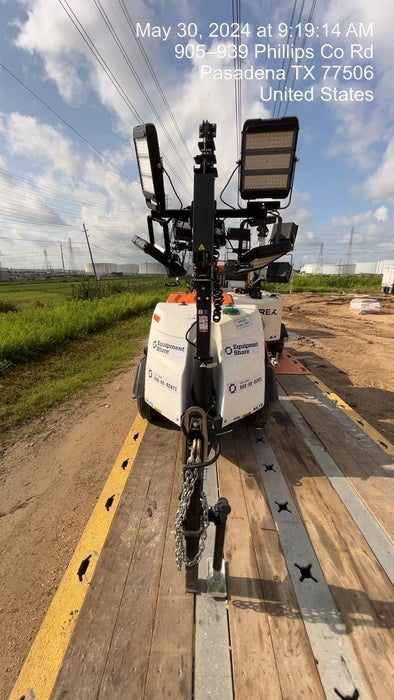 2023 Generac MLT2 Diesel, Flex Switch 120V Input, Powerzone Controller, 
(4) 320W LED Lights, 4kW Generator, 39.9 Gal Fuel Tank, 2" Ball, T3