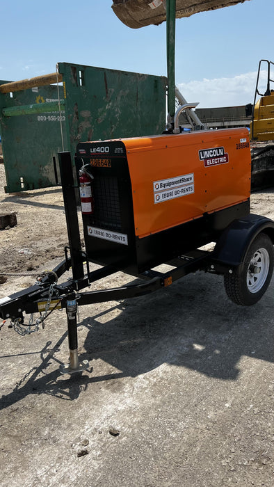 2022 Lincoln Electric LE400 Kubota V1505, Trlr, Cable Rack, Light Kit, ES Decals, T3