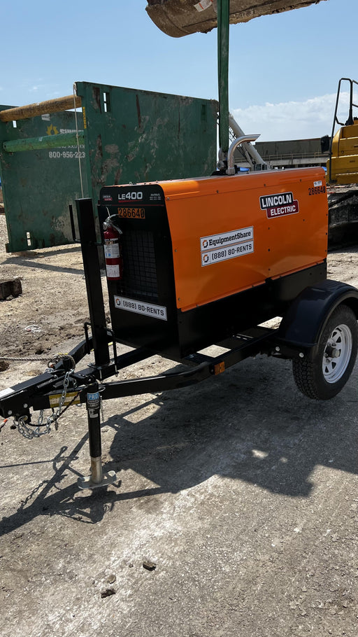 2022 Lincoln Electric LE400 Kubota V1505, Trlr, Cable Rack, Light Kit, ES Decals, T3