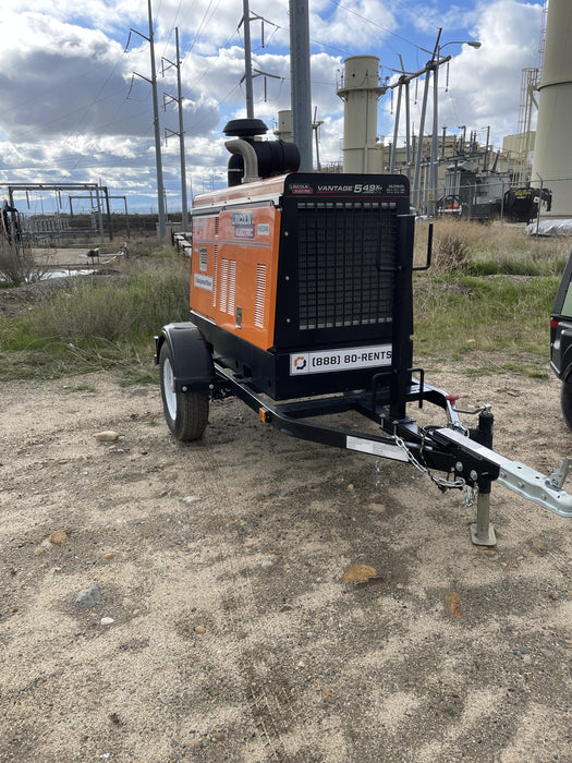 2021 Lincoln Electric Vantage 549X Ready Pak 3, ORANGE (includes trailer, cable rack, fender light kit)