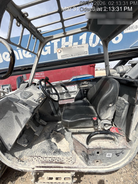 2017 Genie GTH-1056 Genie GTH1056, Solid Tires, 60" carriage, Light Kit, Open ROPS