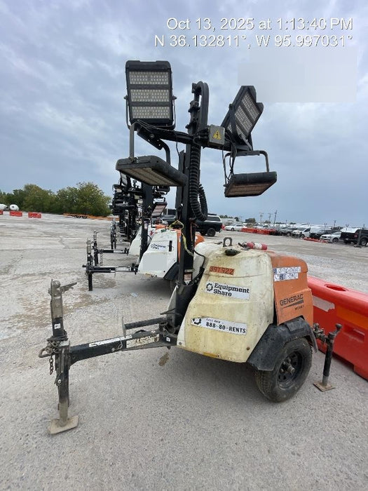 2024 Generac MLT2 Diesel, Flex Switch 120V Input, Powerzone Controller, 
(4) 320W LED Lights, 4kW Generator, 39.9 Gal Fuel Tank, 2" Ball, T3