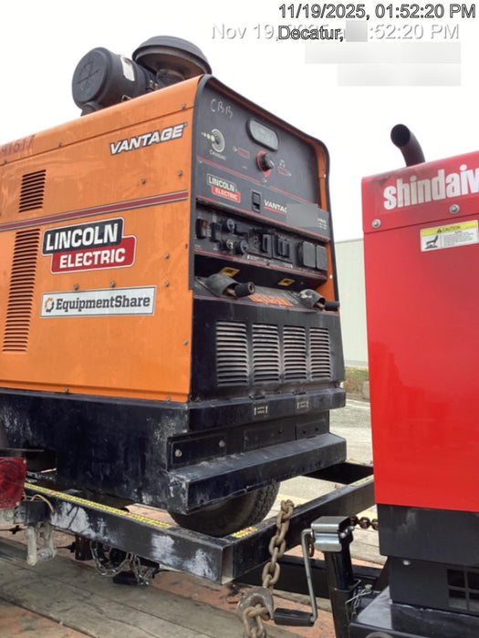 2021 Lincoln Electric Vantage 549X Ready Pak 3, ORANGE (includes trailer, cable rack, fender light kit)