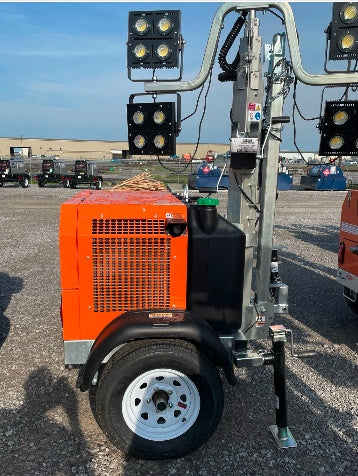 2024 Wanco WLTT-4MM4K Diesel, Deep Sea Controller, Shore Power Plug, Auto Start, (4) 350W LED Floodlights, 4kW Generator, 60 Gal Fuel Tank, 2" Ball, T3