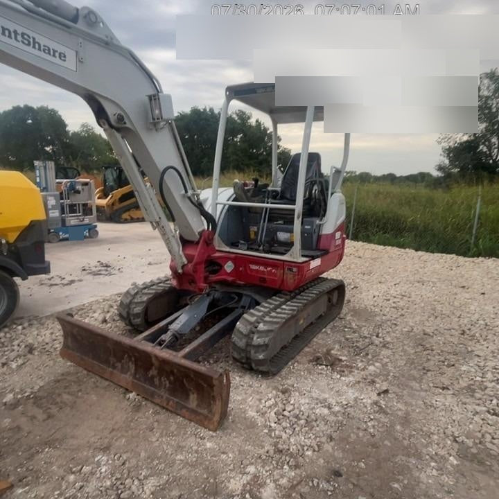 2019 Takeuchi TB240 Takeuchi TB240 Canopy w/Rubber Tracks, Auxiliary Hydraulics, Manual QC, Hydraulic Thumb, 12/18/24" Buckets
