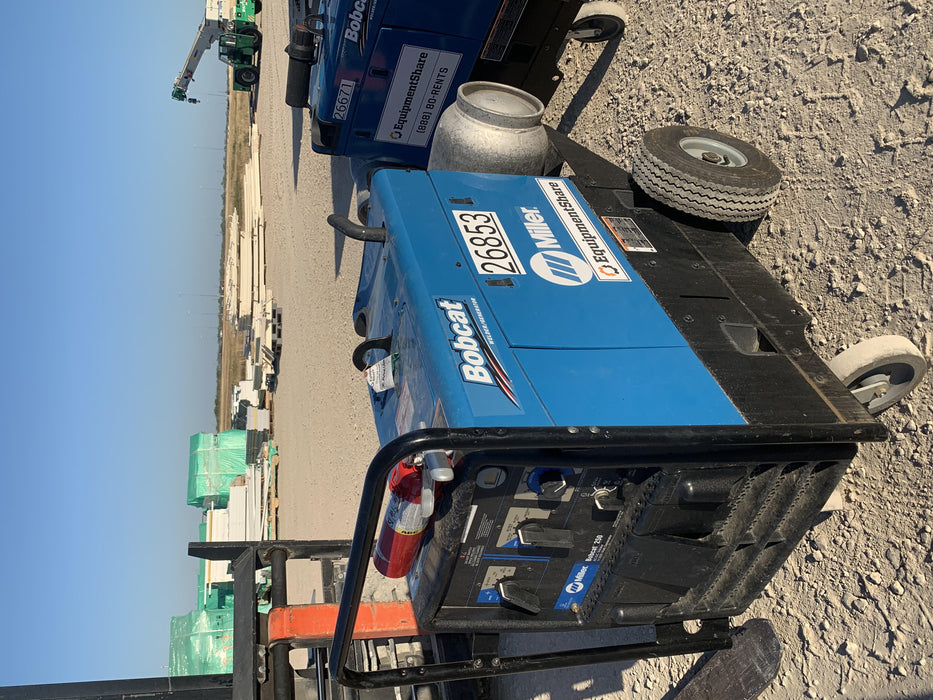 2019 Miller Electric BOBCAT 250 LP/Propane, Running Gear, Tank Bracket, Hose