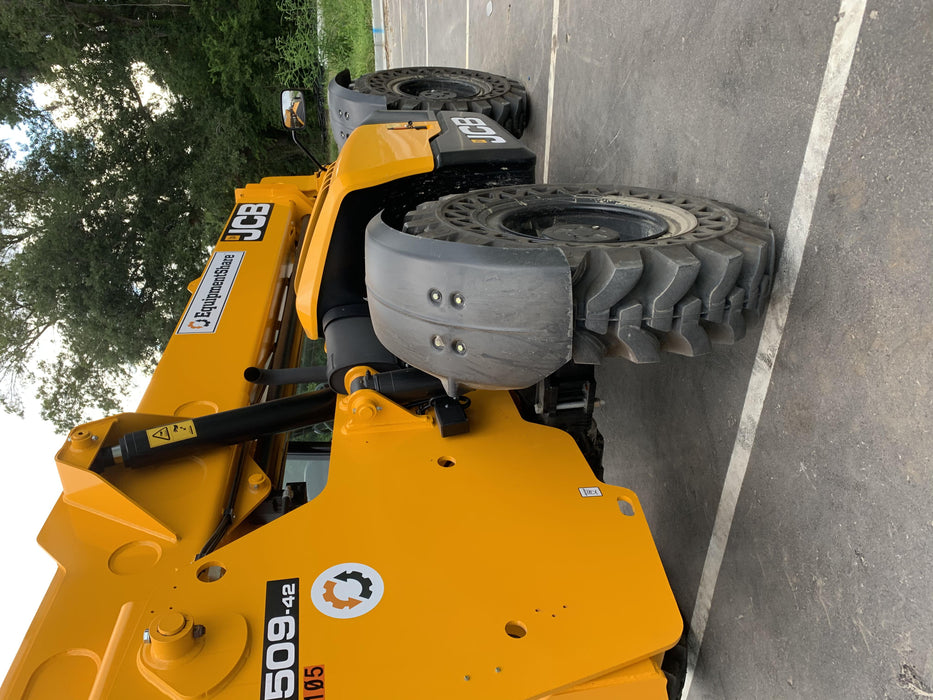 2020 JCB 509-42 Canopy, Solid Tires, Work Lights, Beacon, Aux Hydraulics, Back up Alarm, Lifting Eye, ES Decals