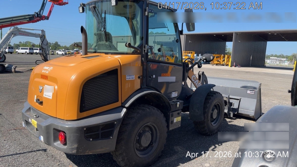 2023 Case 121F Cab, Tool carrier boom, Std speed, Professional package, Limited slip Diff, AC w/heater, Radio w/speakers, Air seat, 335/80 R18 SPT9 L2 Dunlap tires, Creep speed, Hyd SSL Std hyd aux compactible coupler, Auto ride control, Joystick, Transport protection, Std weather package, LED 2 front and rear lights