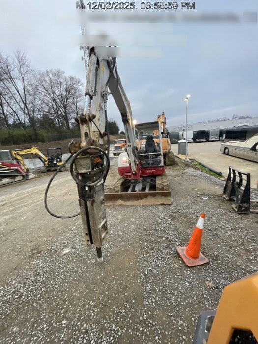 2019 Takeuchi TB260 Takeuchi TB260 Canopy w/Rubber Tracks, Auxiliary Hydraulics, Standard Blade, Manual QC