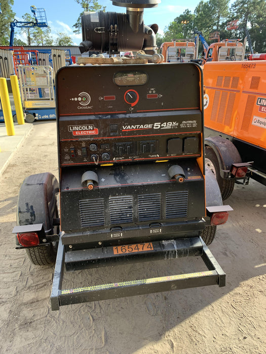 2021 Lincoln Electric Vantage 549X Ready Pak 3, ORANGE (includes trailer, cable rack, fender light kit)
