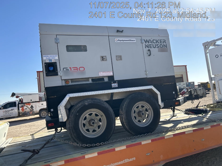 2019 WACKER NEUSON G130