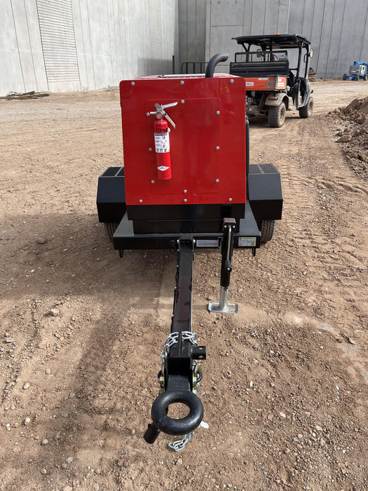 2022 Shindaiwa DGW400MDL Kubota D902 Engine, 23 HP, Dual Op Welder, Wire, Arc, Droop Stick, Tig, and CC Stick Functionality, Simulphase, 3 Phase and 1 Phase Gen Output, Single Axle NB Trlr, Slr Trckl Chrg 12V 12W, Fire Ext