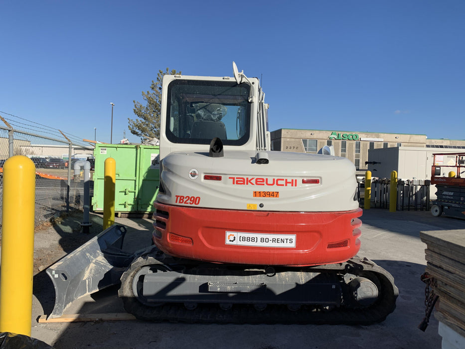 2020 Takeuchi TB290C Cab/Heat/Air, Rubber Tracks, Manual TAG QC