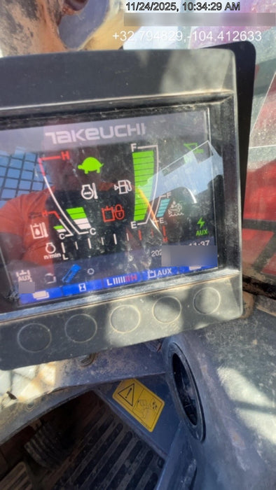 2020 Takeuchi TL12R2-CR Cab/Heat/Air, Hydraulic QC