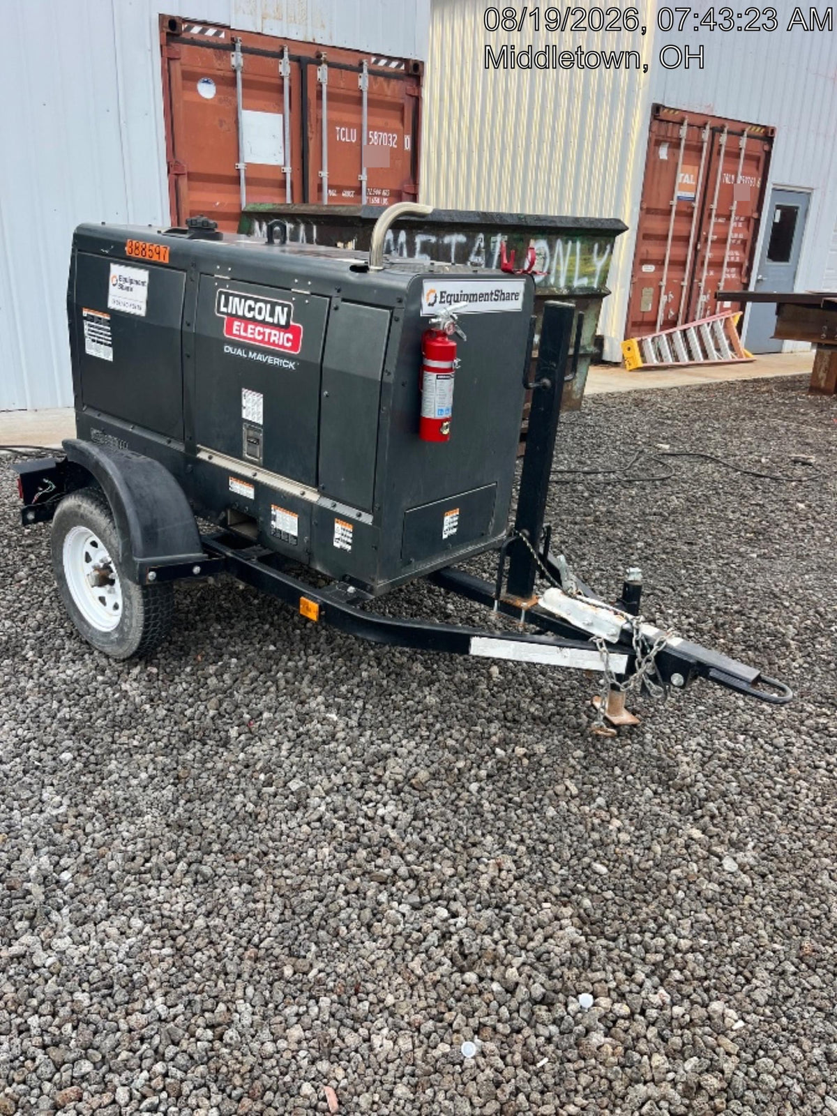 2024 Lincoln Electric Dual Maverick 200/200X Ready Pak 3, Includes Trailer, Cable Rack, Fender Light Kit K4382-1-RP3
