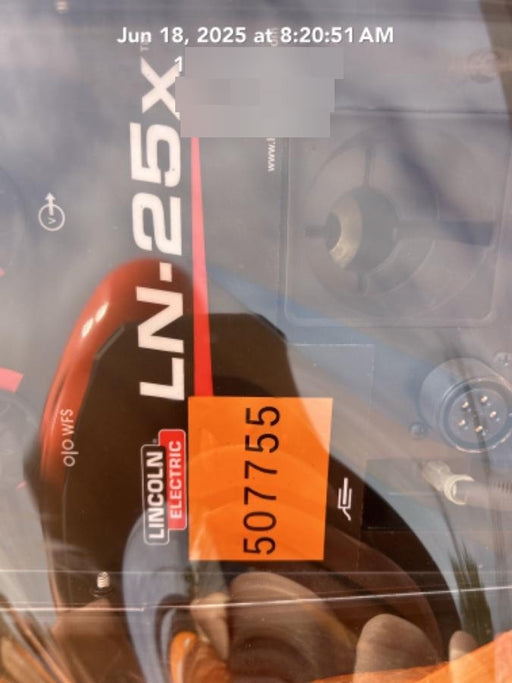 2025 LINCOLN ELECTRIC LN-25X w/Flowmeter