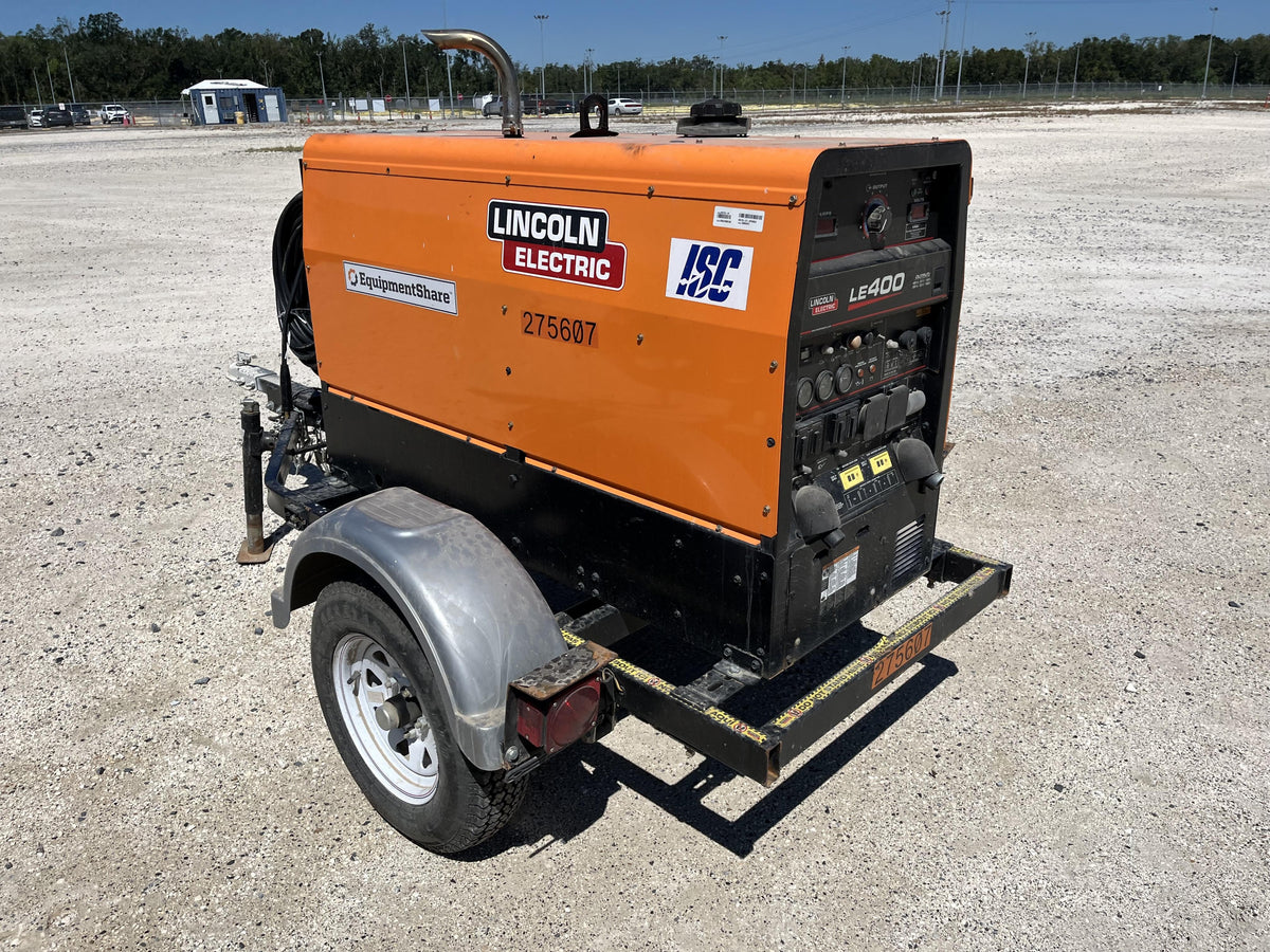 2022 Lincoln Electric LE400 Kubota V1505, Trlr, Cable Rack, Light Kit, ES Decals, T3