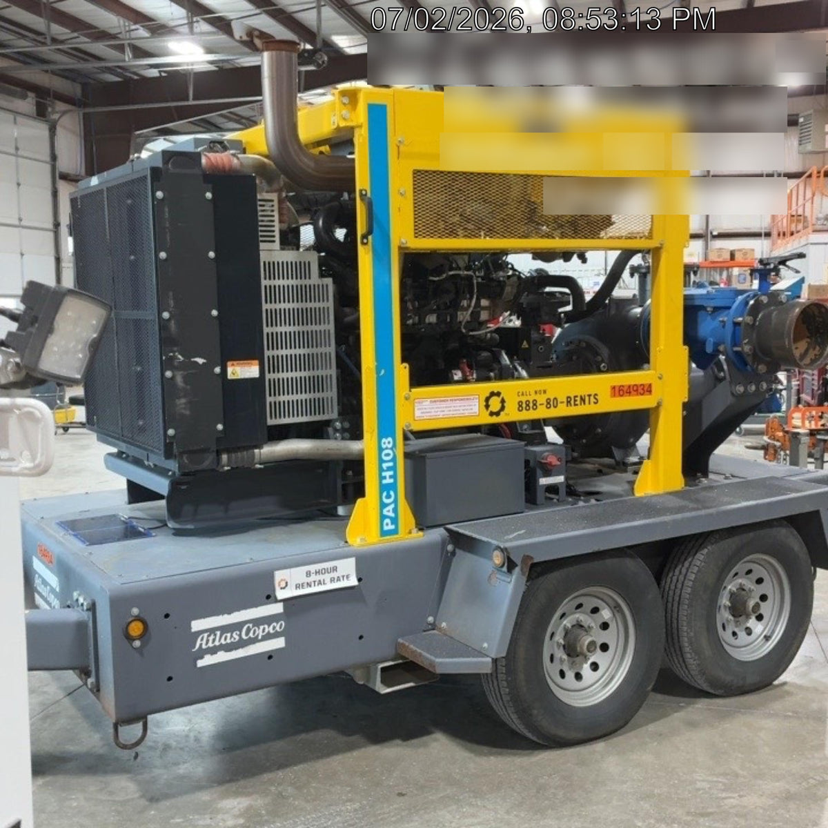 2021 ATLAS COPCO PAC H108 JD