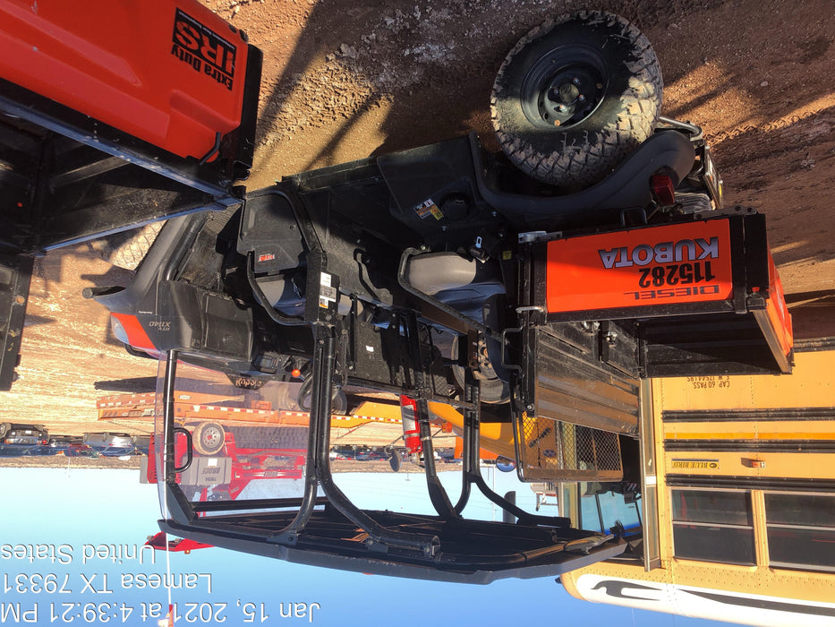 Kubota RTV-X1140W-H Kubota RTVX1140WH 4wd Utility Cart, LED Strobe, Windshield Tempered Glass, Plastic Canopy, Wire Harness Kit, Backup Alarm
